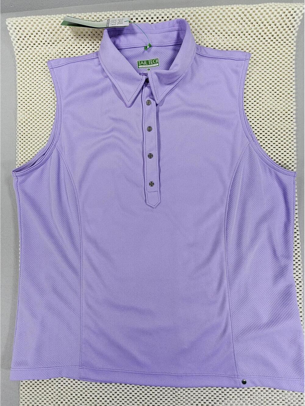 Tail Tech Lavender Performance Sleeveless Shirt. Size L